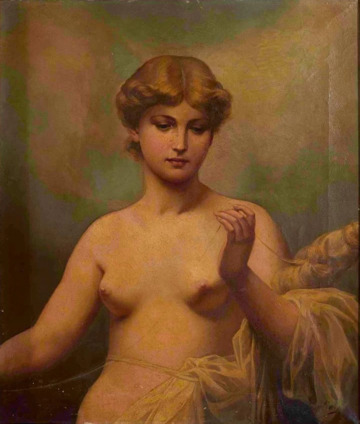 Charles Joshua Chaplin - Donna che fila
